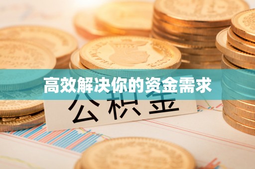 澄城高效解决你的资金需求
