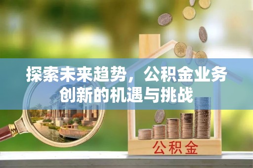 澄城探索未来趋势，公积金业务创新的机遇与挑战