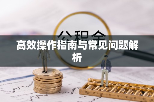 澄城高效操作指南与常见问题解析