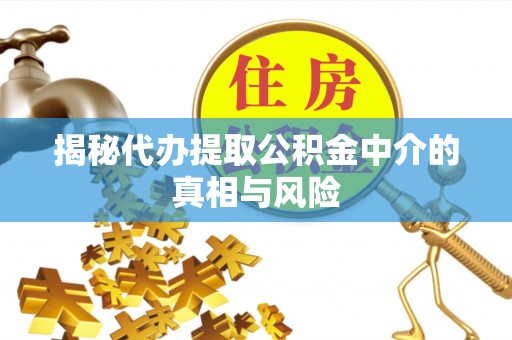 澄城揭秘代办提取公积金中介的真相与风险
