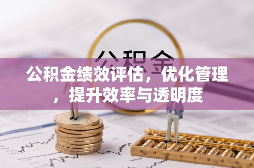 澄城公积金绩效评估，优化管理，提升效率与透明度