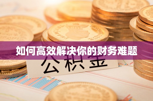 澄城如何高效解决你的财务难题
