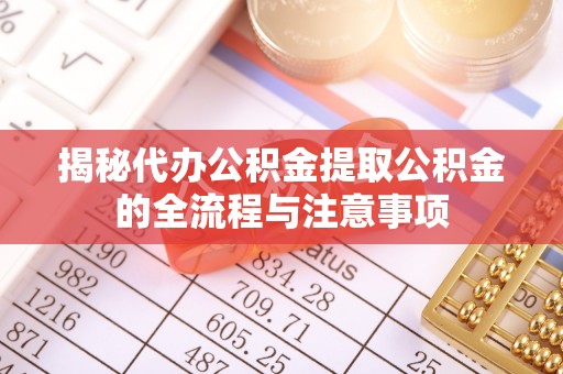 澄城揭秘代办公积金提取公积金的全流程与注意事项