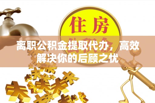 澄城离职公积金提取代办，高效解决你的后顾之忧
