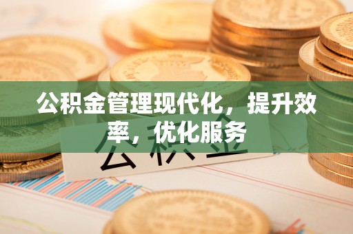 澄城公积金管理现代化，提升效率，优化服务